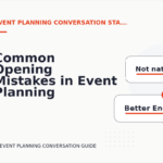 Common Opening Mistakes in Event Planning Conversations